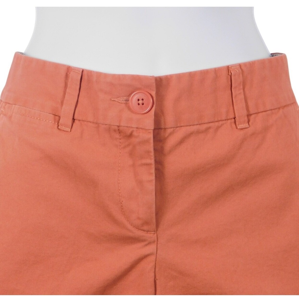 ANN TAYLOR LOFT WOMENS 100% COTTON MELLON 5 POCKET SHORTS SIZE 2 - Picture 2 of 9